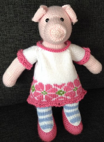 Phoebe the Knitted Pig